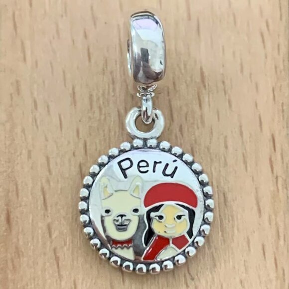 Pandora Jewelry - Pandora Exclusive “Peru Travel Destination” Charm, S925 Silver Bracelets